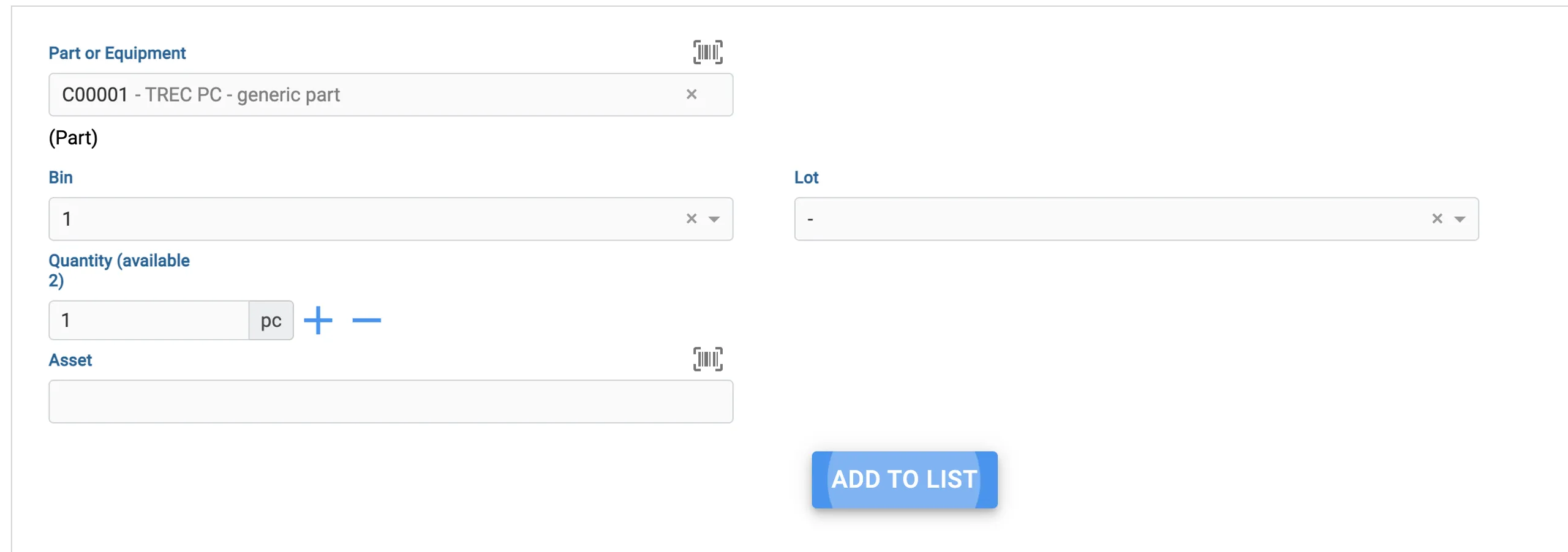 How should I use Lots (including in EAM Kiosk)