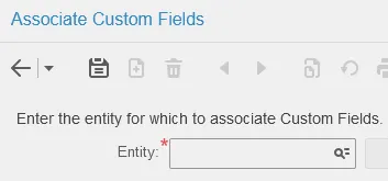 How to associate custom fields to a class in EAM